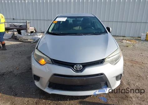 2015 Toyota Corolla Le из США, поврежденный, VIN 5YFBURHE8FP295493